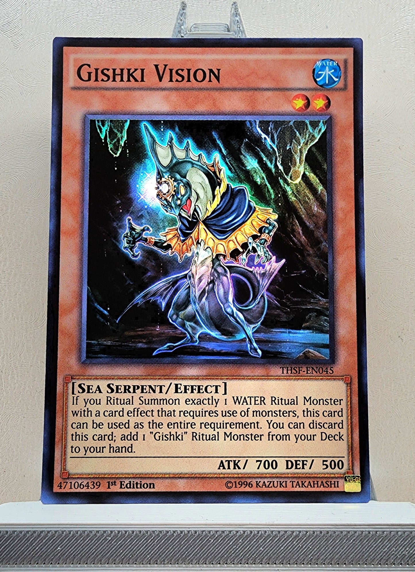 Yugioh! 1x Gishki Vision (THSF - Super Rare) 1st Edition