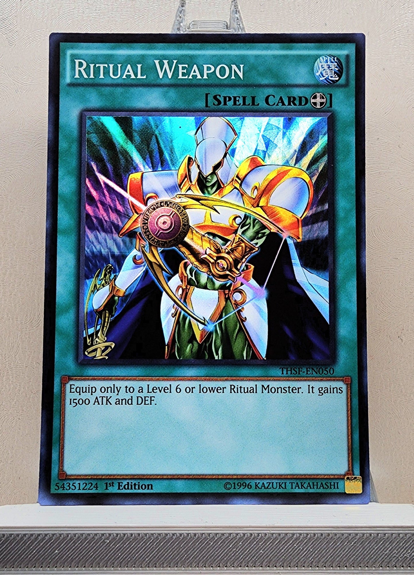 Yugioh! 1x Ritual Weapon (THSF - Super Rare) 1st Edition