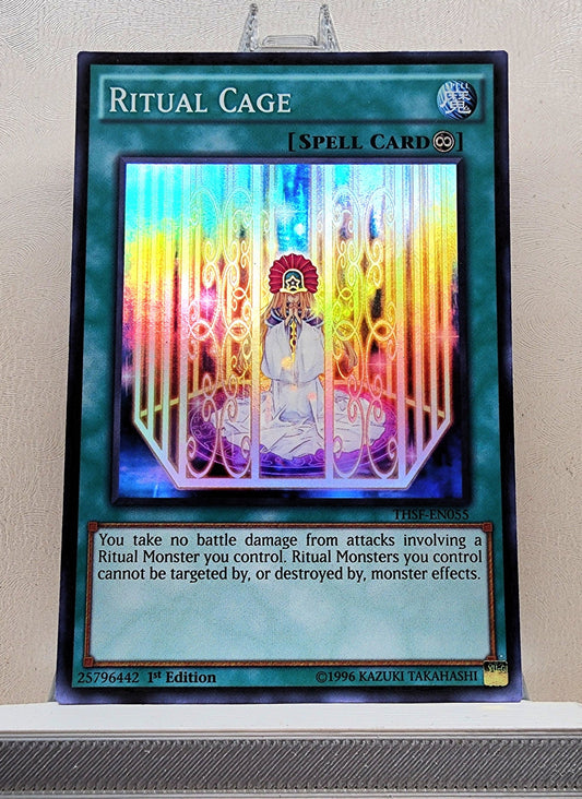 Yugioh! 1x Ritual Cage (THSF - Super Rare) 1st Edition