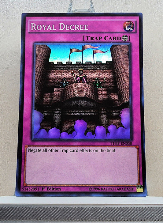 Yugioh! 1x Royal Decree (THSF - Super Rare) 1st Edition