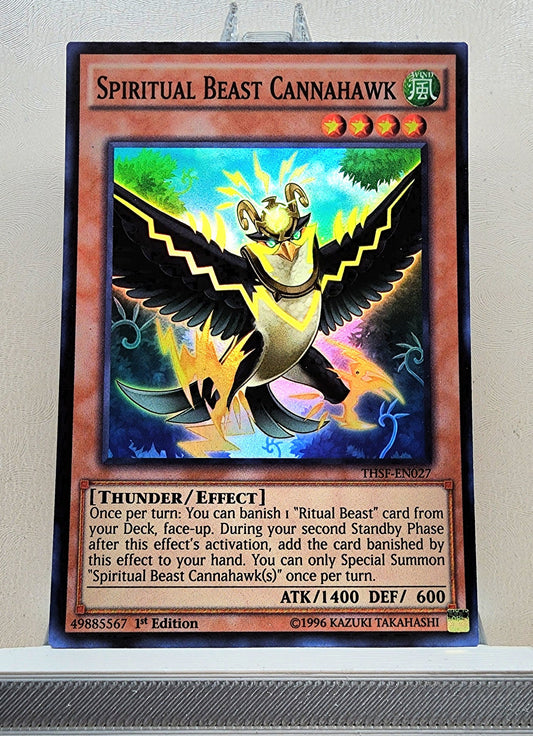 Yugioh! 1x Spiritual Beast Cannahawk (THSF - Super Rare) 1st Edition