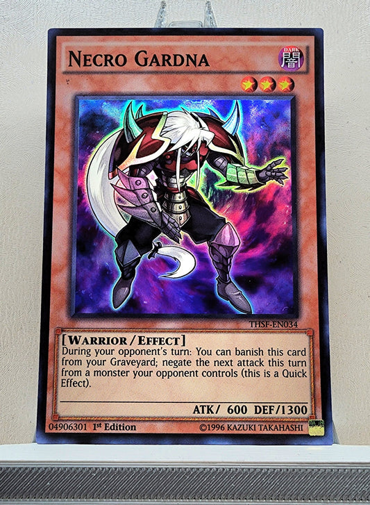 Yugioh! 1x Necro Gardna (THSF - Super Rare) 1st Edition