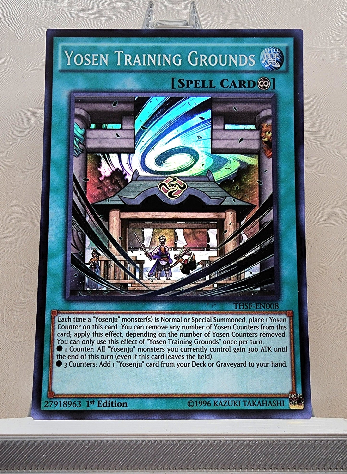 Yugioh! 1x Yosen Training Grounds (THSF - Super Rare) 1st/Unli Edition