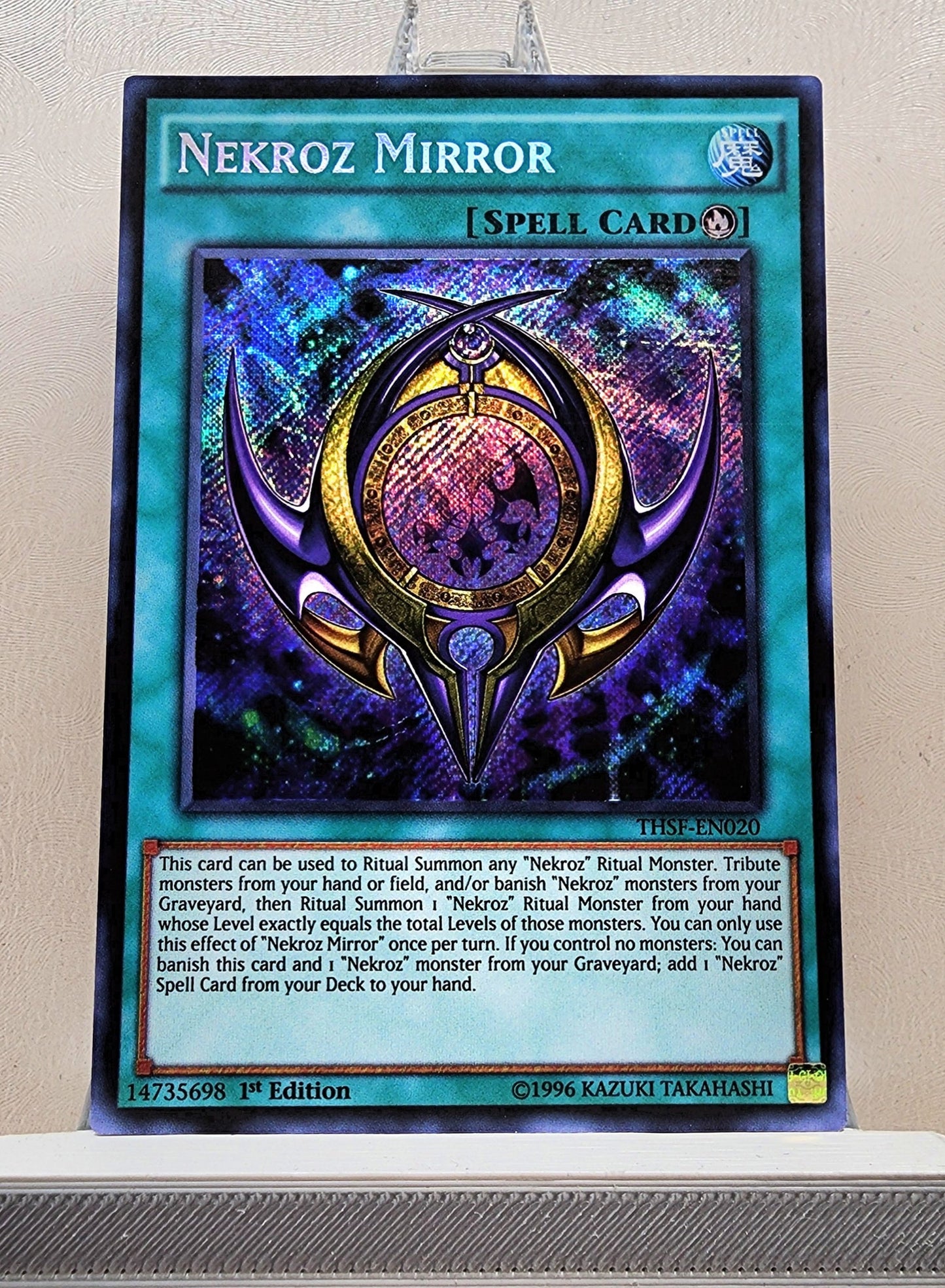 Yugioh! 1x Nekroz Mirror (THSF - Secret Rare) 1st Edition