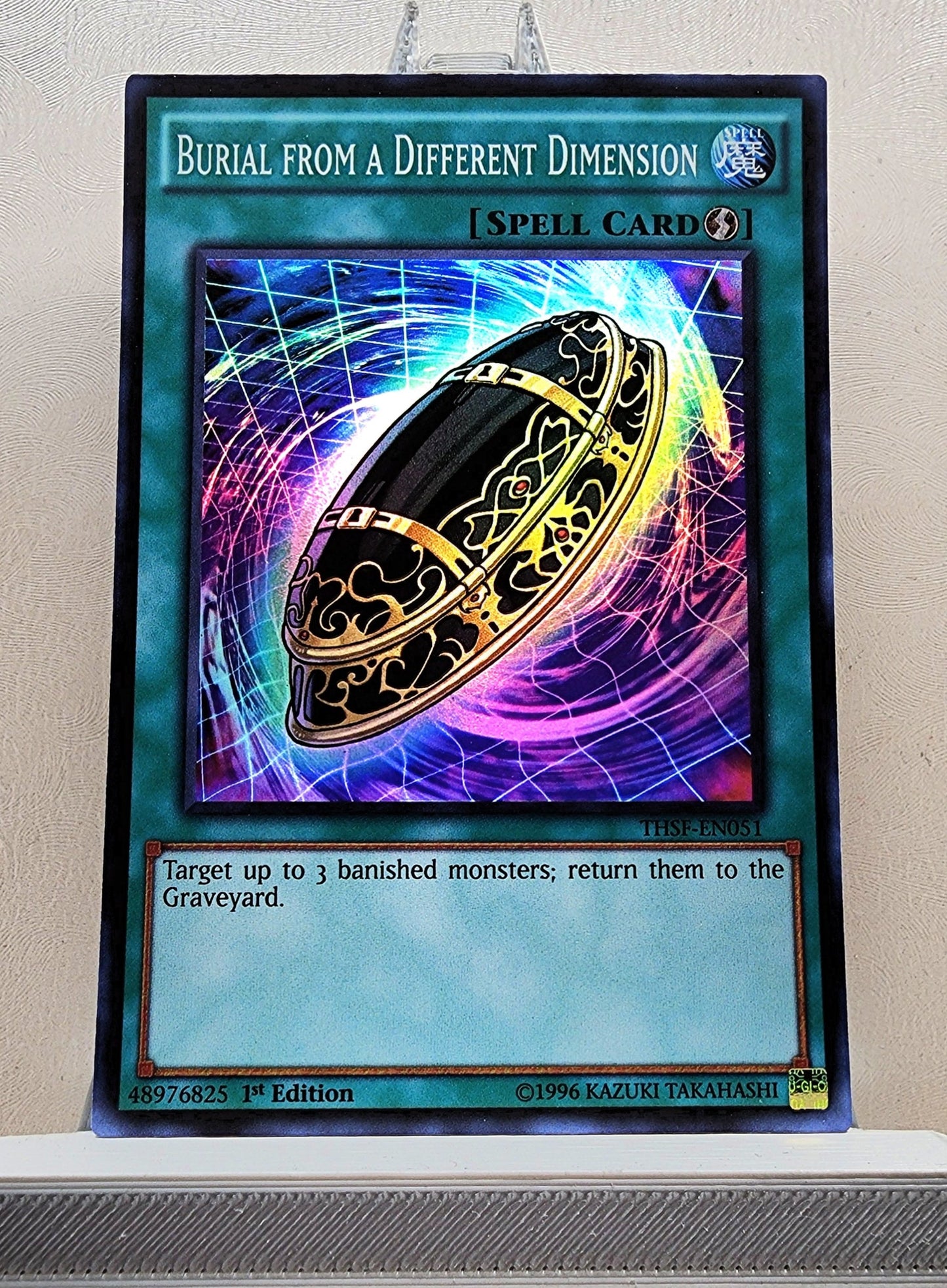 Yugioh! 1x Burial From a Different Dimension (THSF - Super Rare) 1st Edition