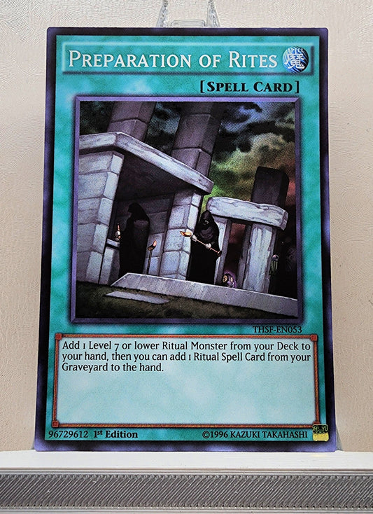 Yugioh! 1x Preparation of Rites (THSF - Super Rare) 1st Edition