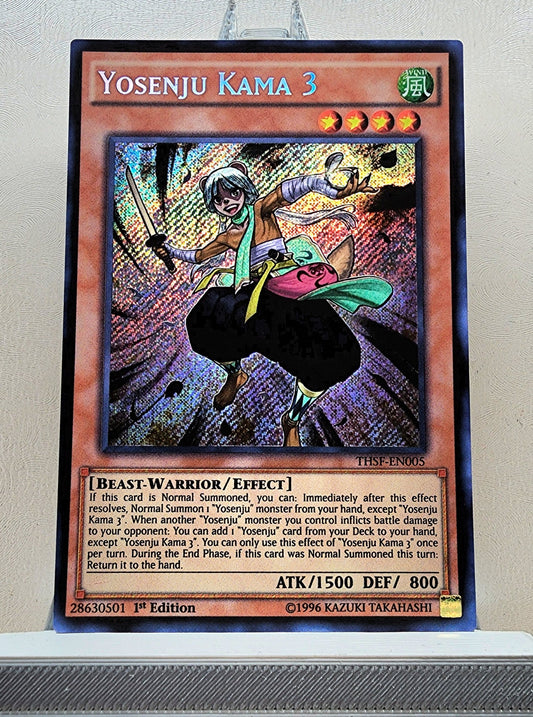 Yugioh! 1x Yosenju Kama 2 (THSF - Secret Rare) 1st/Unli Edition