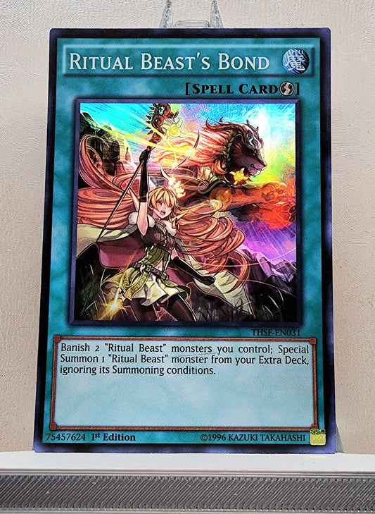 Yugioh! 1x Ritual Beast's Bond (THSF - Super Rare) 1st Edition