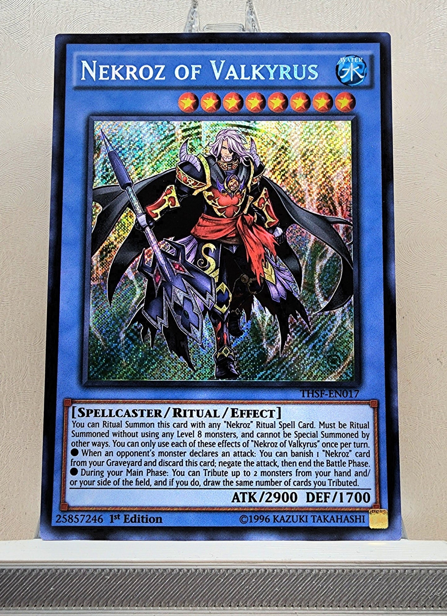 Yugioh! 1x Nekroz of Valkyrus (THSF - Secret Rare) 1st Edition