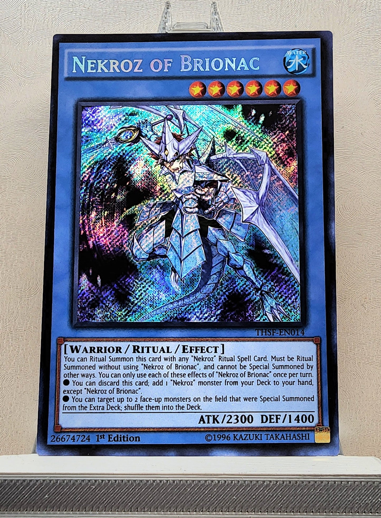 Yugioh! 1x Nekroz of Brionac (THSF - Secret Rare) 1st Edition