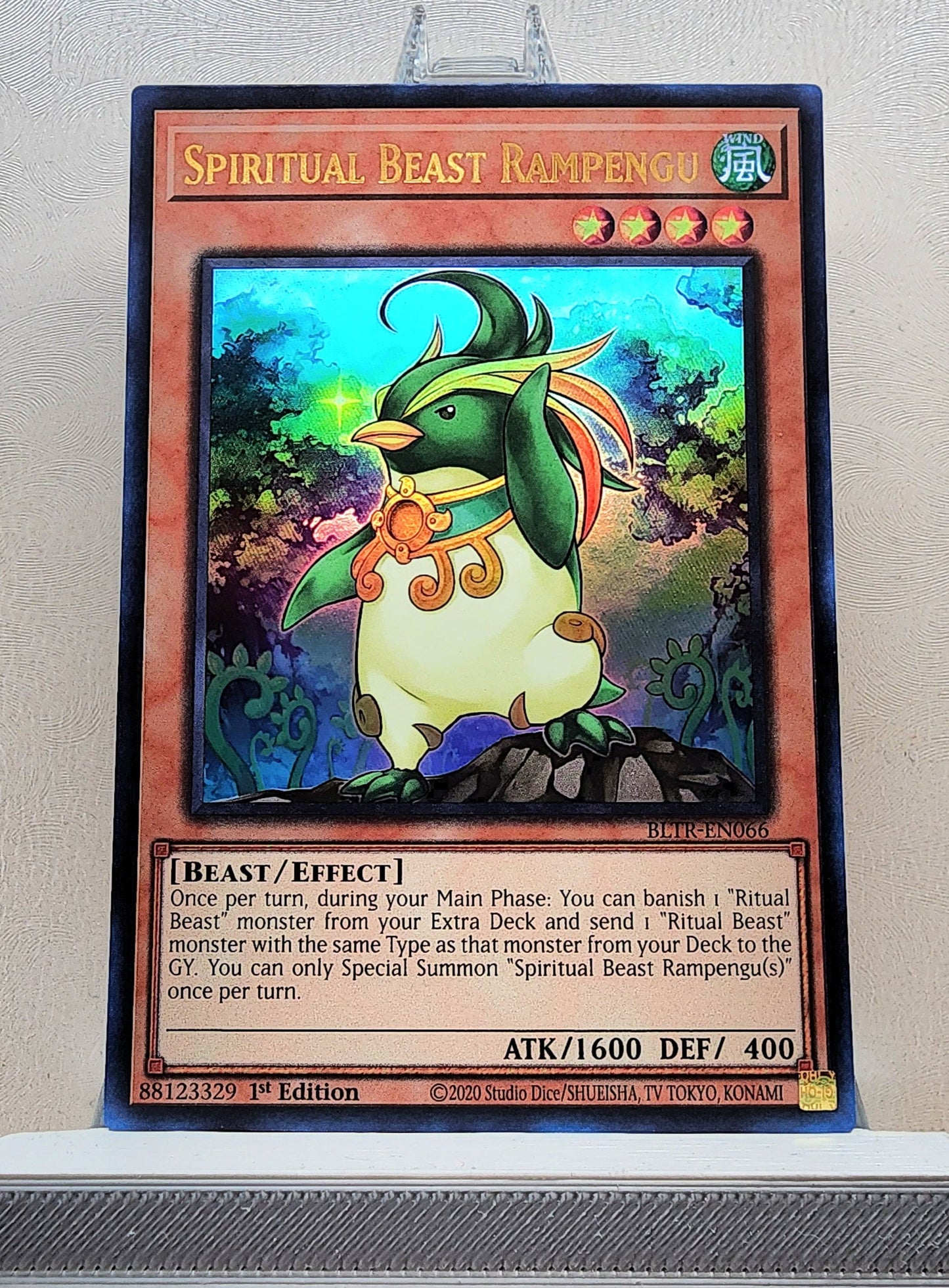 Yugioh! 1x Spiritual Beast Rampengu (BLTR - Ultra Rare) 1st Edition