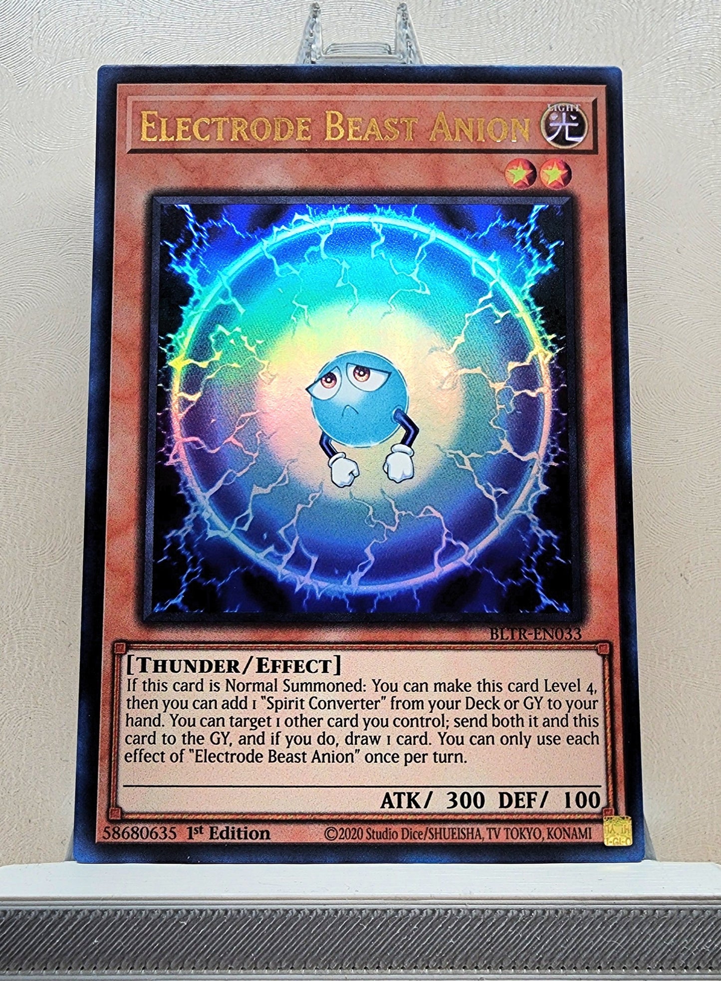 Yugioh! 1x Electrode Beast Anion (BLTR - Ultra Rare) 1st Edition