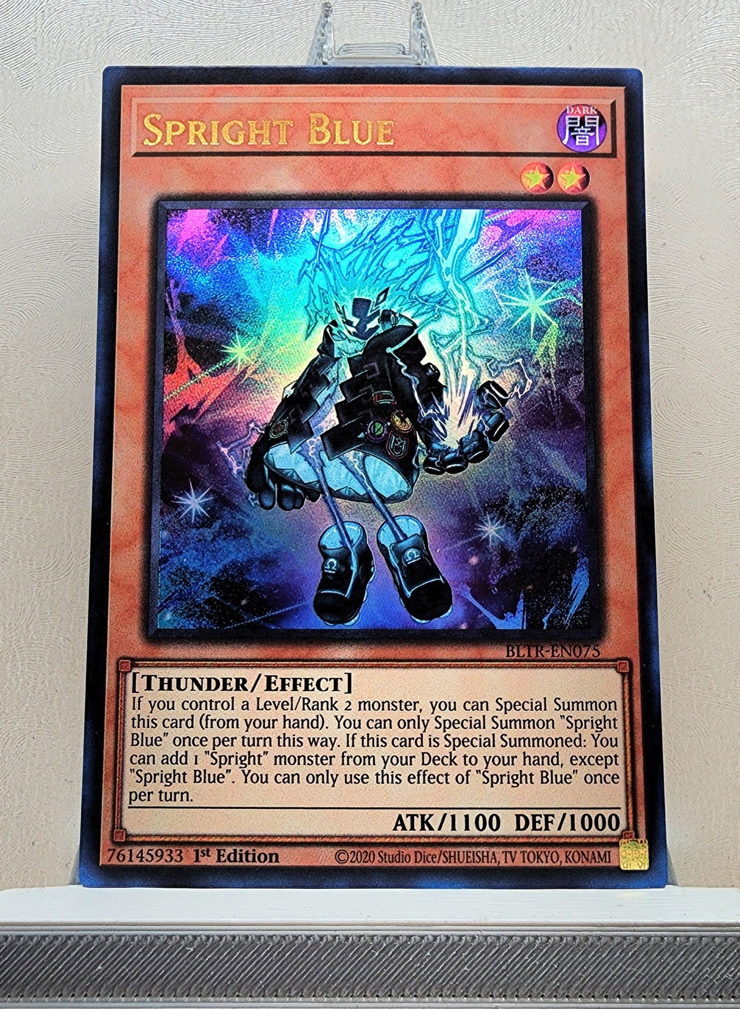 Yugioh! 1x Spright Blue (BLTR - Ultra Rare) 1st Edition