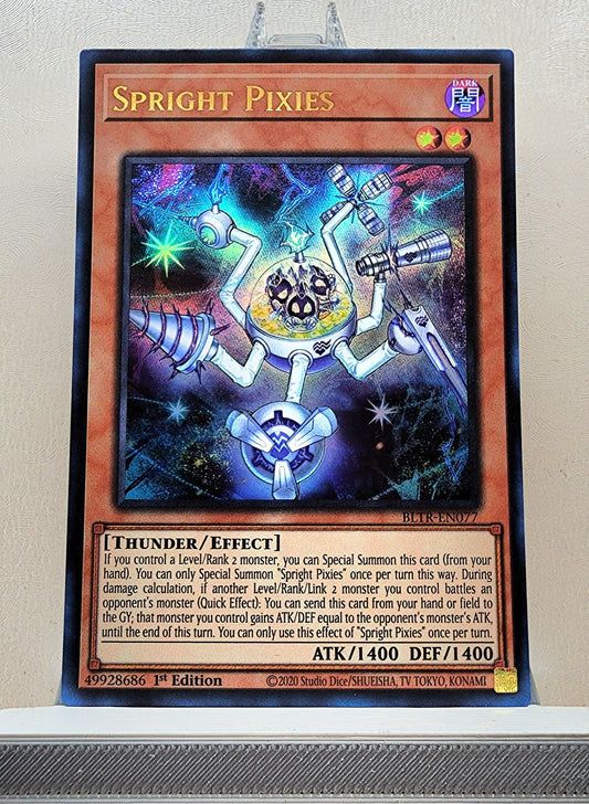 Yugioh! 1x Spright Pixies (BLTR - Ultra Rare) 1st Edition