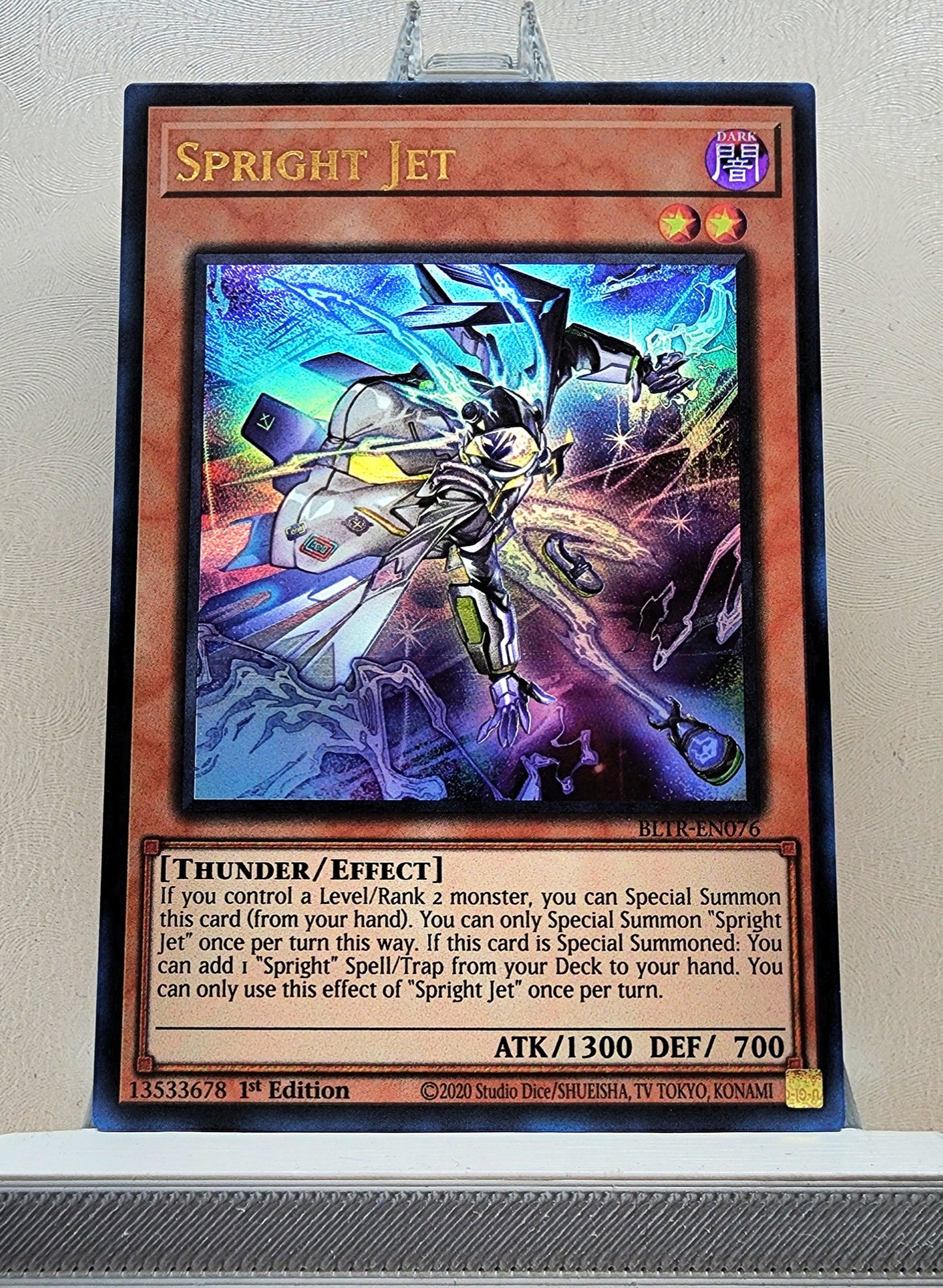 Yugioh! 1x Spright Jet (BLTR - Ultra Rare) 1st Edition