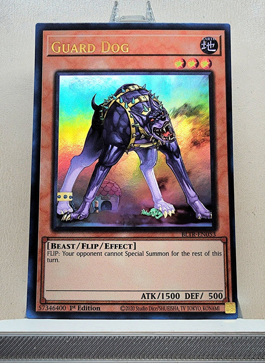 Yugioh! 1x Guard Dog (BLTR - Ultra Rare) 1st Edition