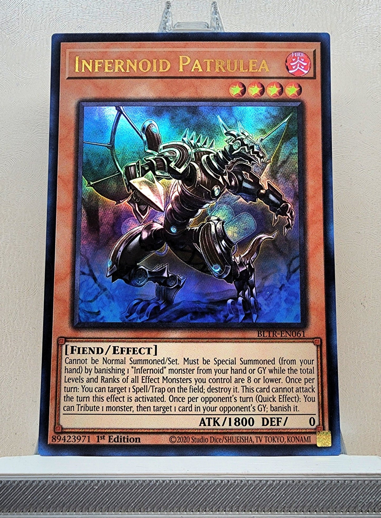 Yugioh! 1x Infernoid Patrulea (BLTR - Ultra Rare) 1st Edition