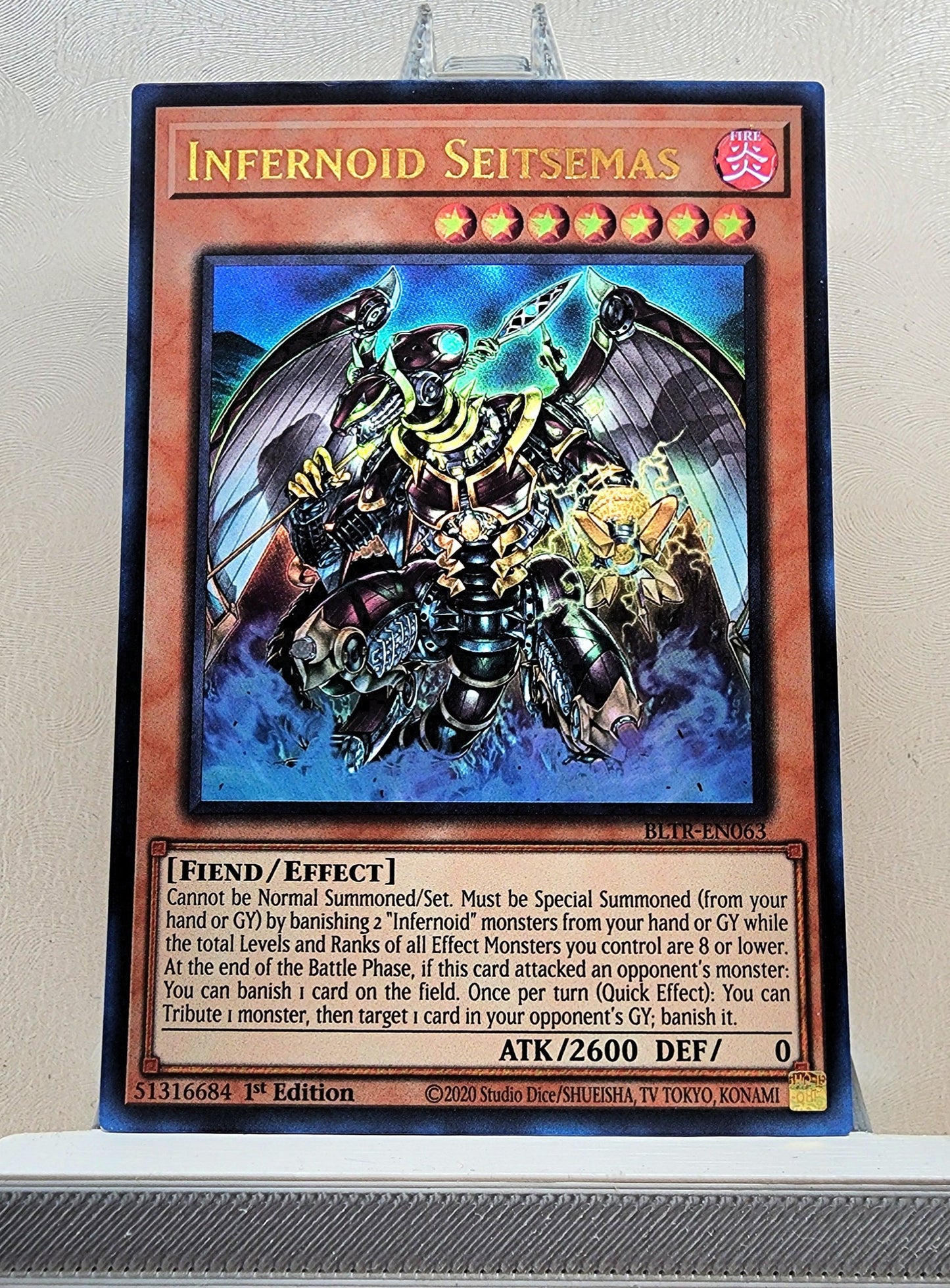 Yugioh! 1x Infernoid Seitsemas (BLTR - Ultra Rare) 1st Edition