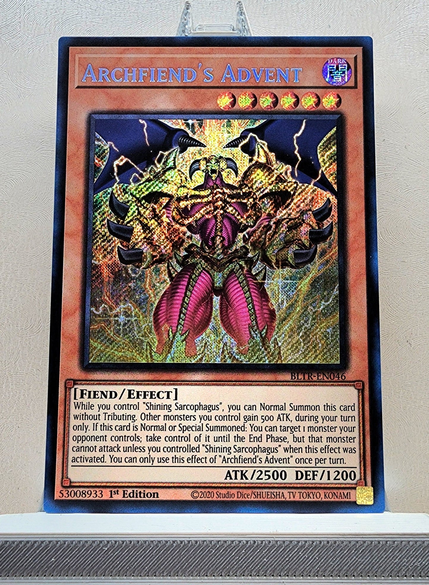 Yugioh! 1x Archfiend's Advent (BLTR - Secret Rare) 1st Edition