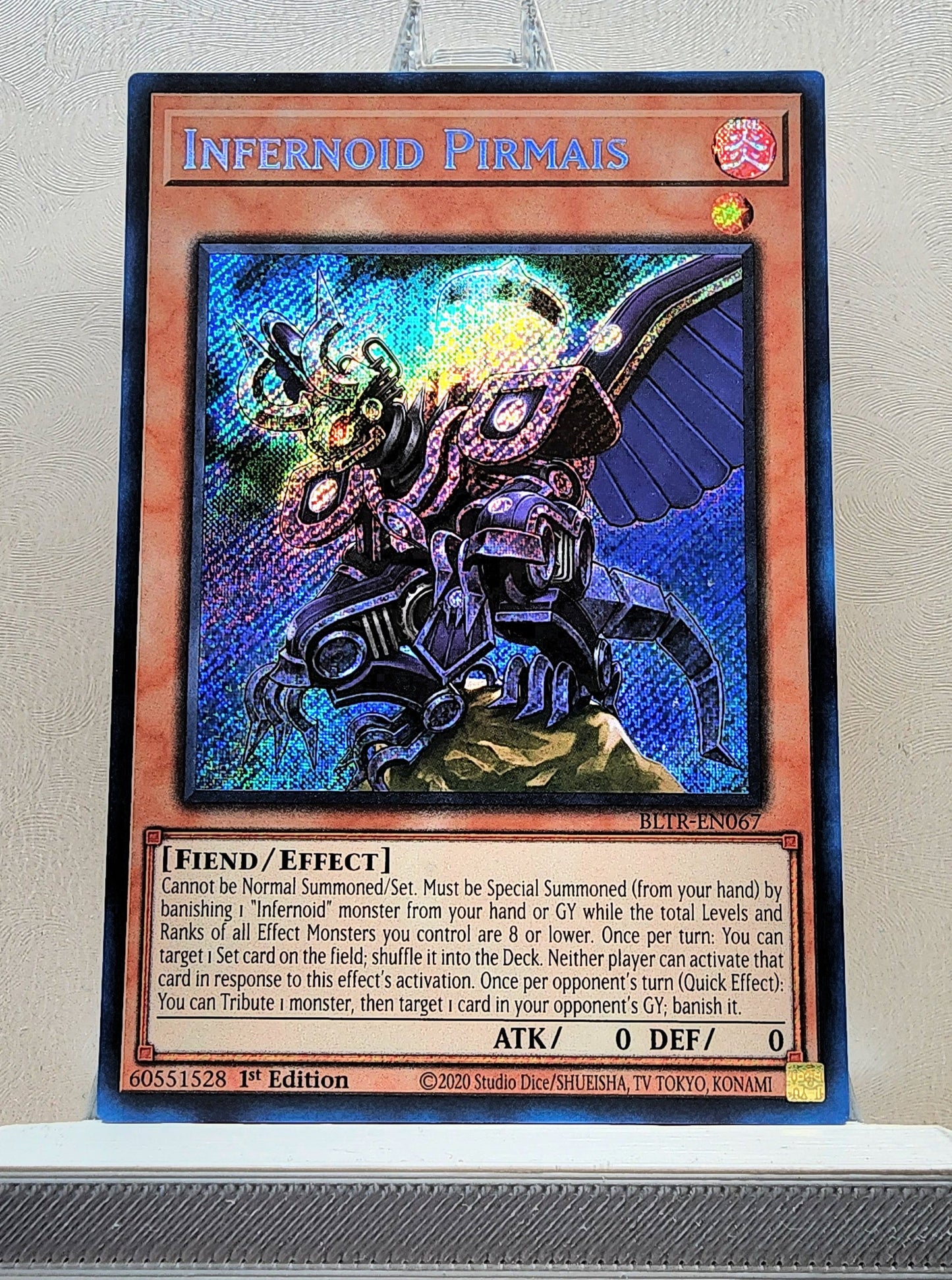 Yugioh! 1x Infernoid Pirmais (BLTR - Secret Rare) 1st Edition