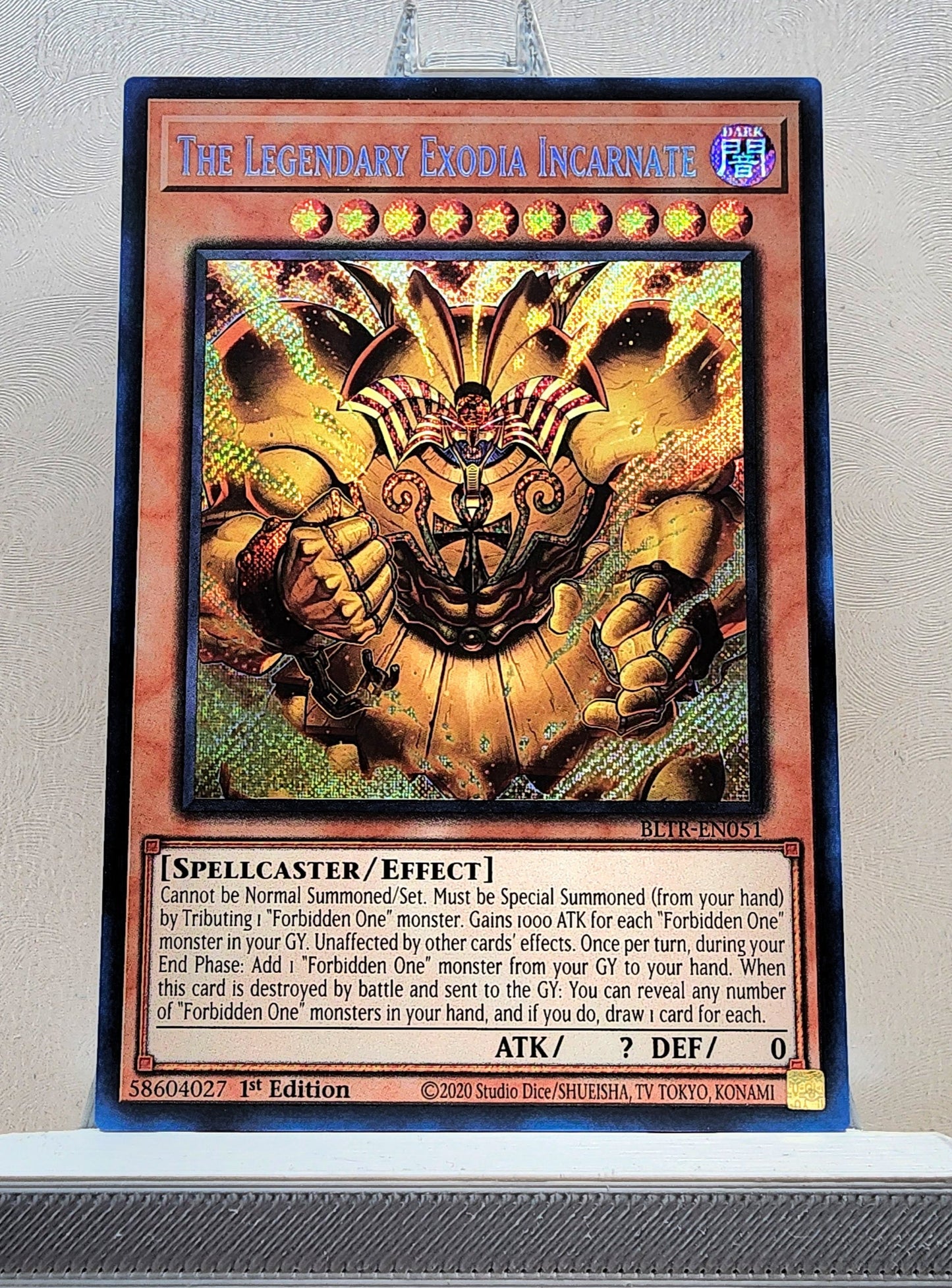 Yugioh! 1x The Legendary Exodia Incarnate (BLTR - Secret Rare) 1st Edition