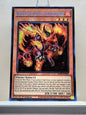 Yugioh! 1x Red Lotus King, Flame Crime (BLTR - Secret Rare) 1st Edition