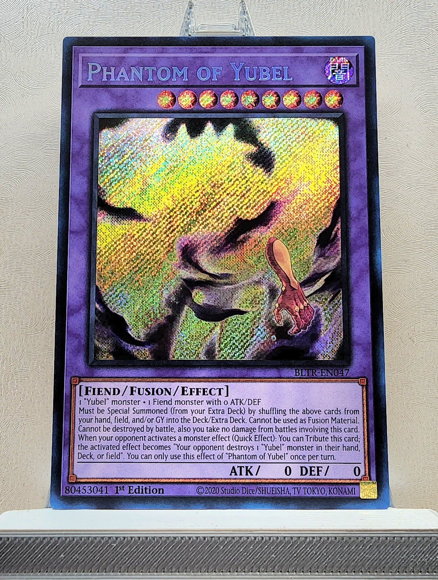 Yugioh! 1x Phantom of Yubel (BLTR - Secret Rare) 1st Edition