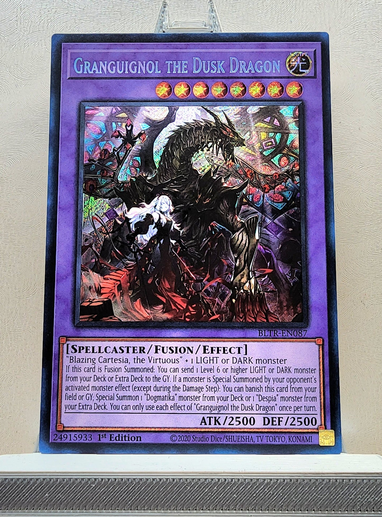 Yugioh! 1x Granguignol the Dusk Dragon (BLTR - Secret Rare) 1st Edition