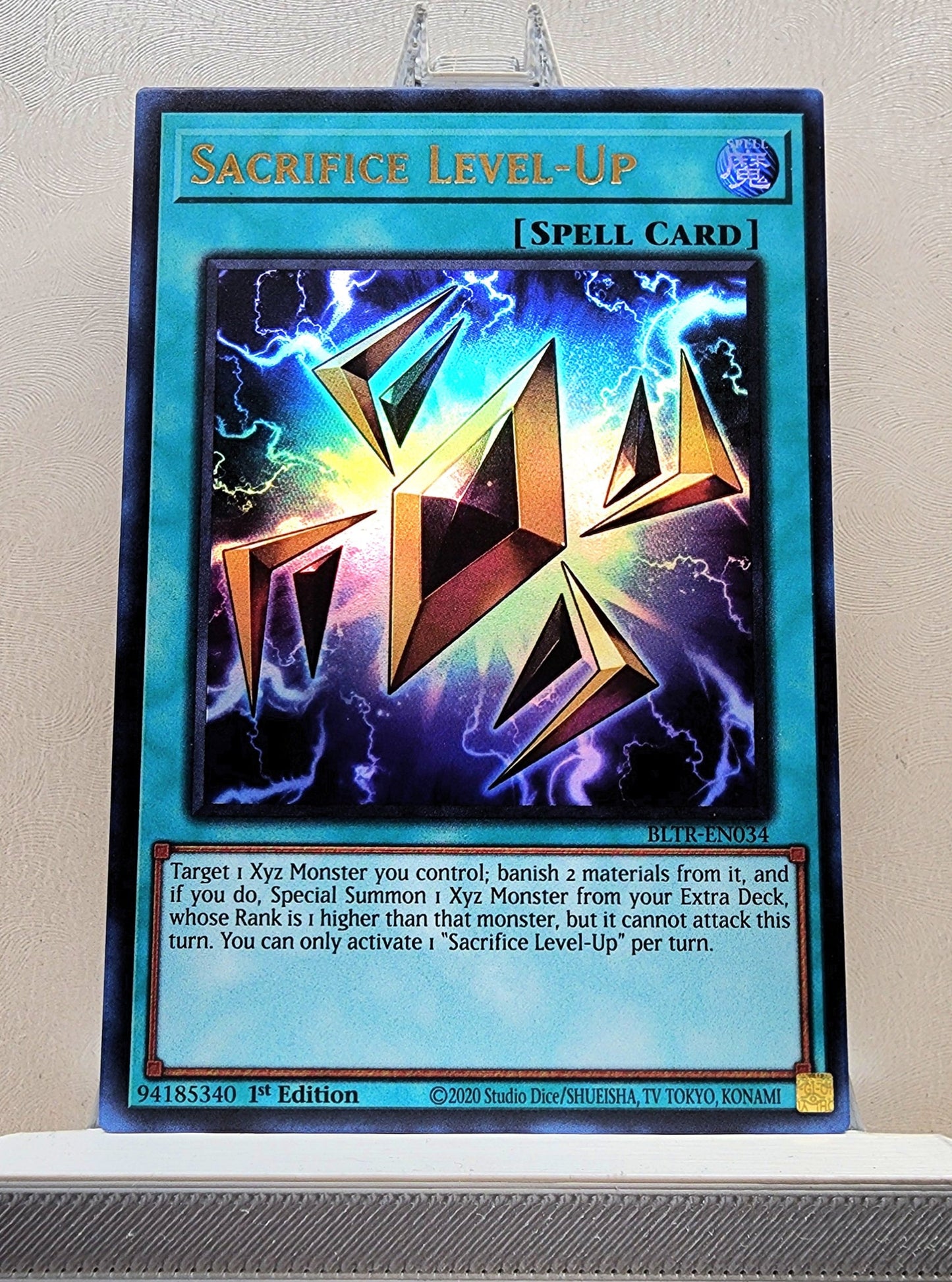 Yugioh! 1x Sacrifice Level-Up (BLTR - Ultra Rare) 1st Edition