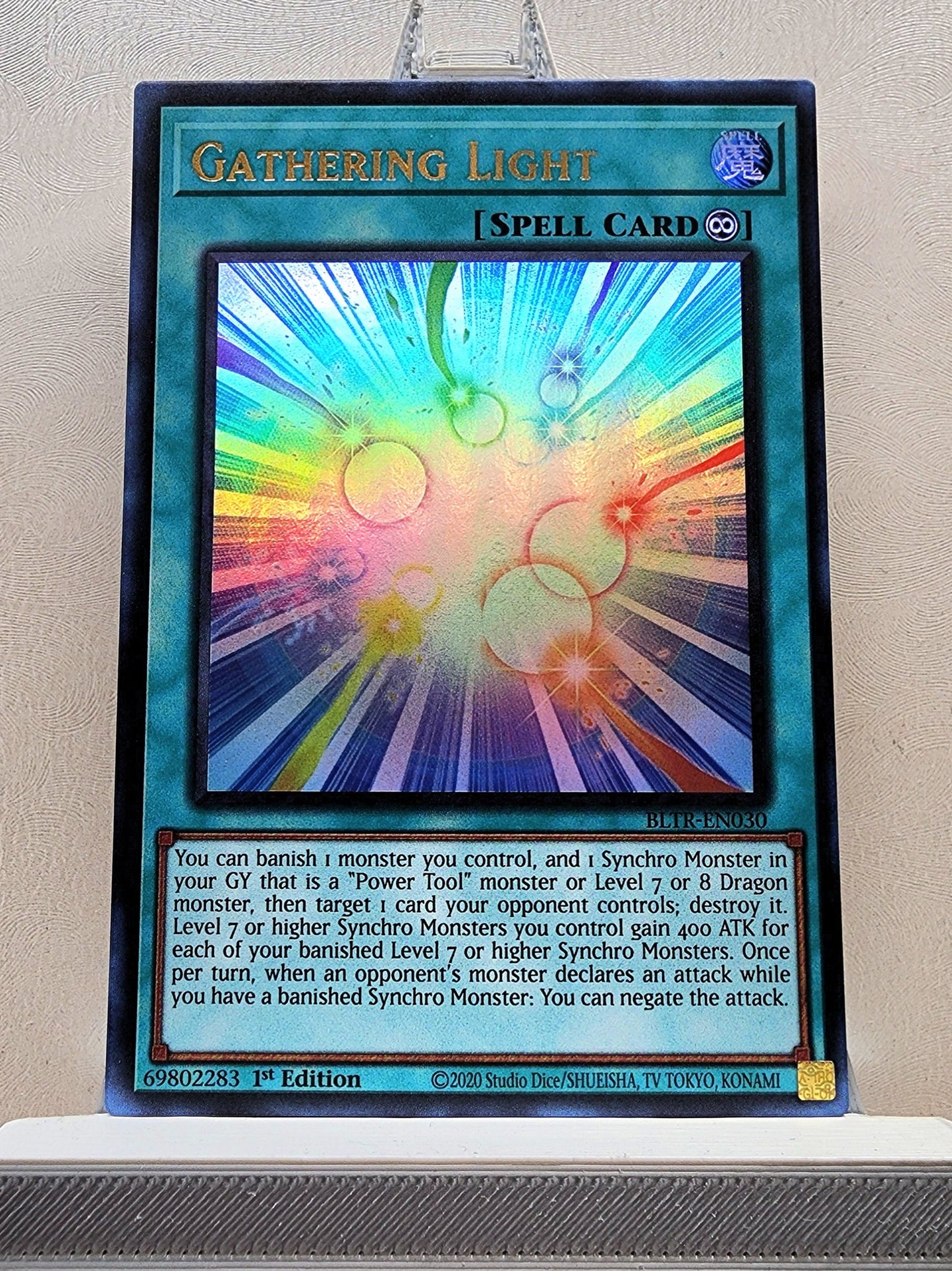 Yugioh! 1x Gathering Light (BLTR - Ultra Rare) 1st Edition