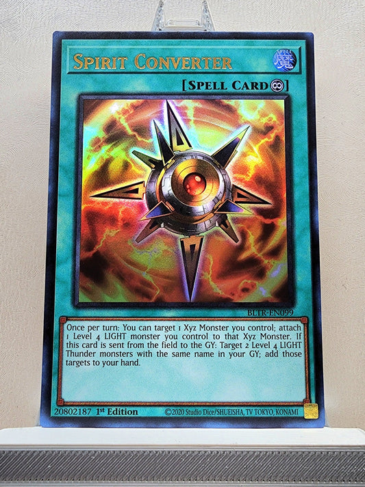 Yugioh! 1x Spirit Converter (BLTR - Ultra Rare) 1st Edition