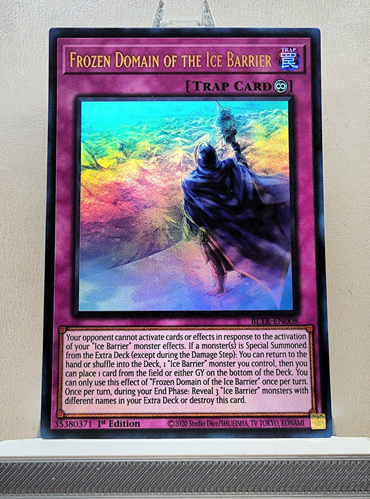 Yugioh! 1x Frozen Domain of the Ice Barrier (BLTR - Ultra Rare) 1st Edition