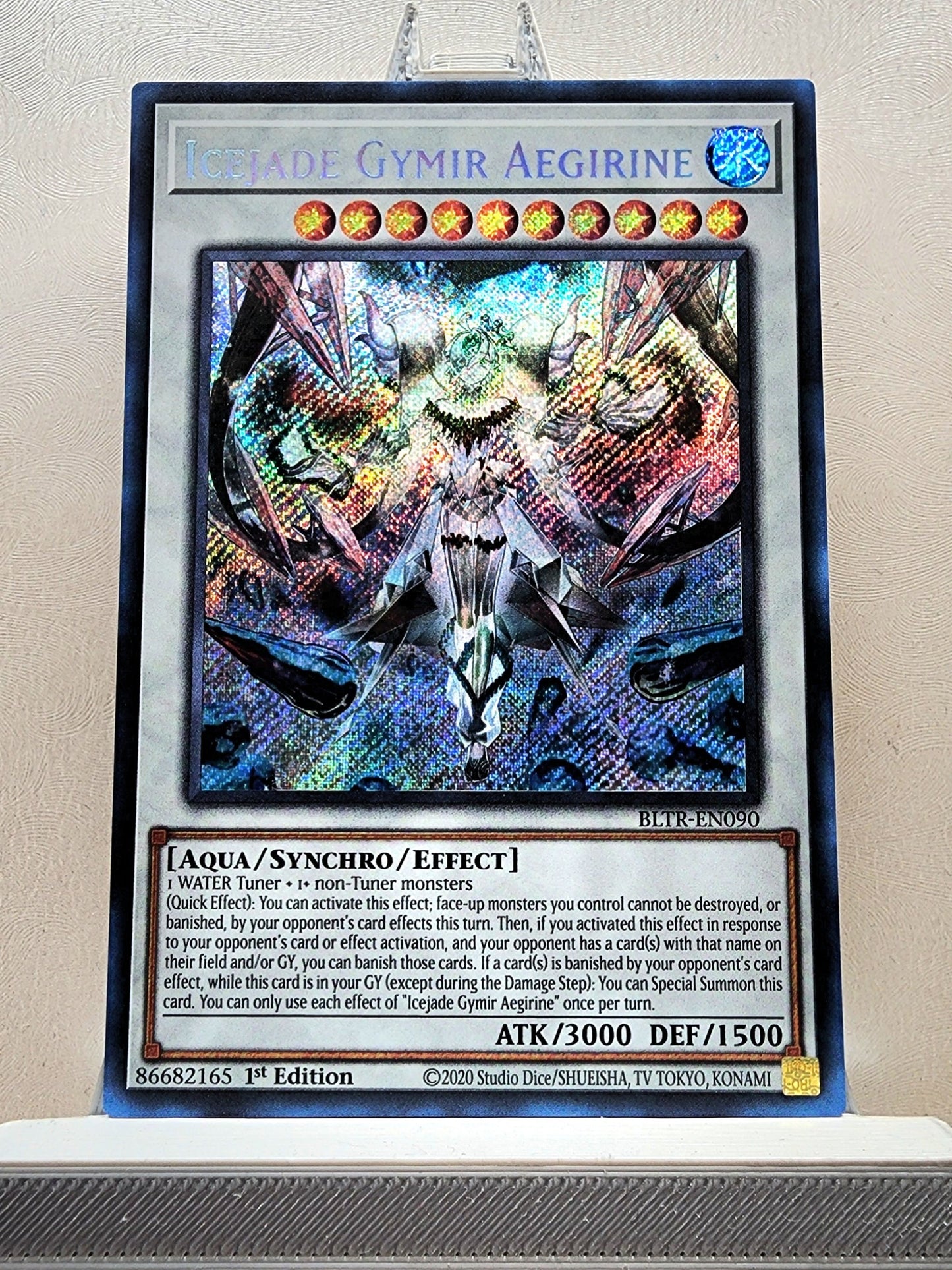 Yugioh! 1x Icejade Gymir Aegirine (BLTR - Secret Rare) 1st Edition