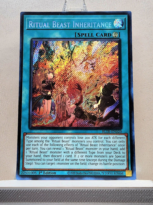 Yugioh! 1x Ritual Beast Inheritance (BLTR - Secret Rare) 1st Edition