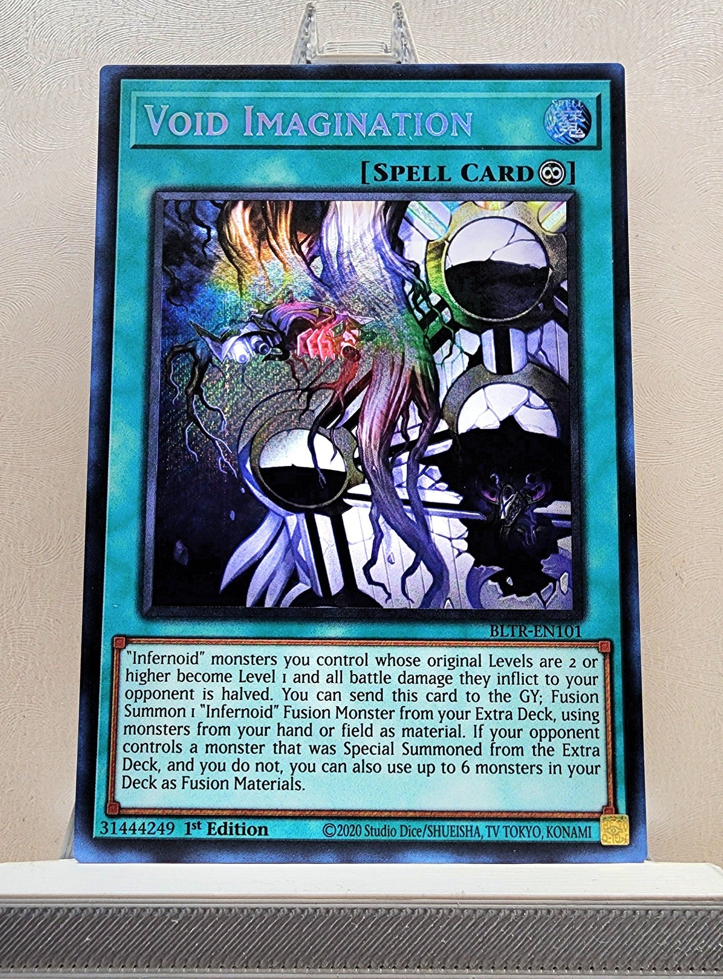 Yugioh! 1x Void Imagination (BLTR - Secret Rare) 1st Edition