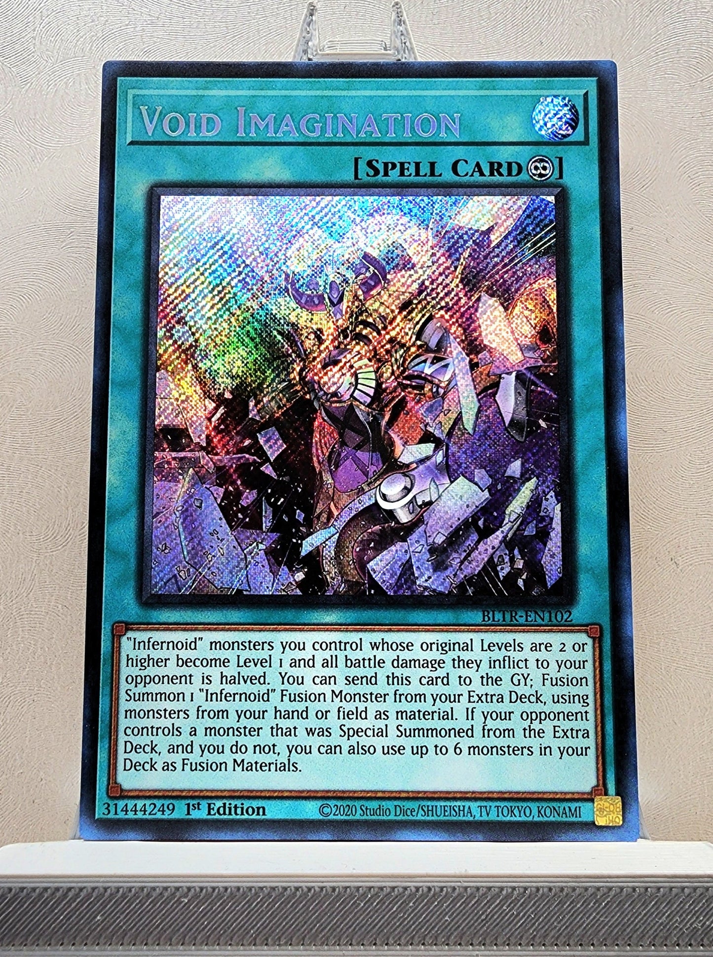 Yugioh! 1x Void Imagination Alt Art (BLTR - Secret Rare) 1st Edition