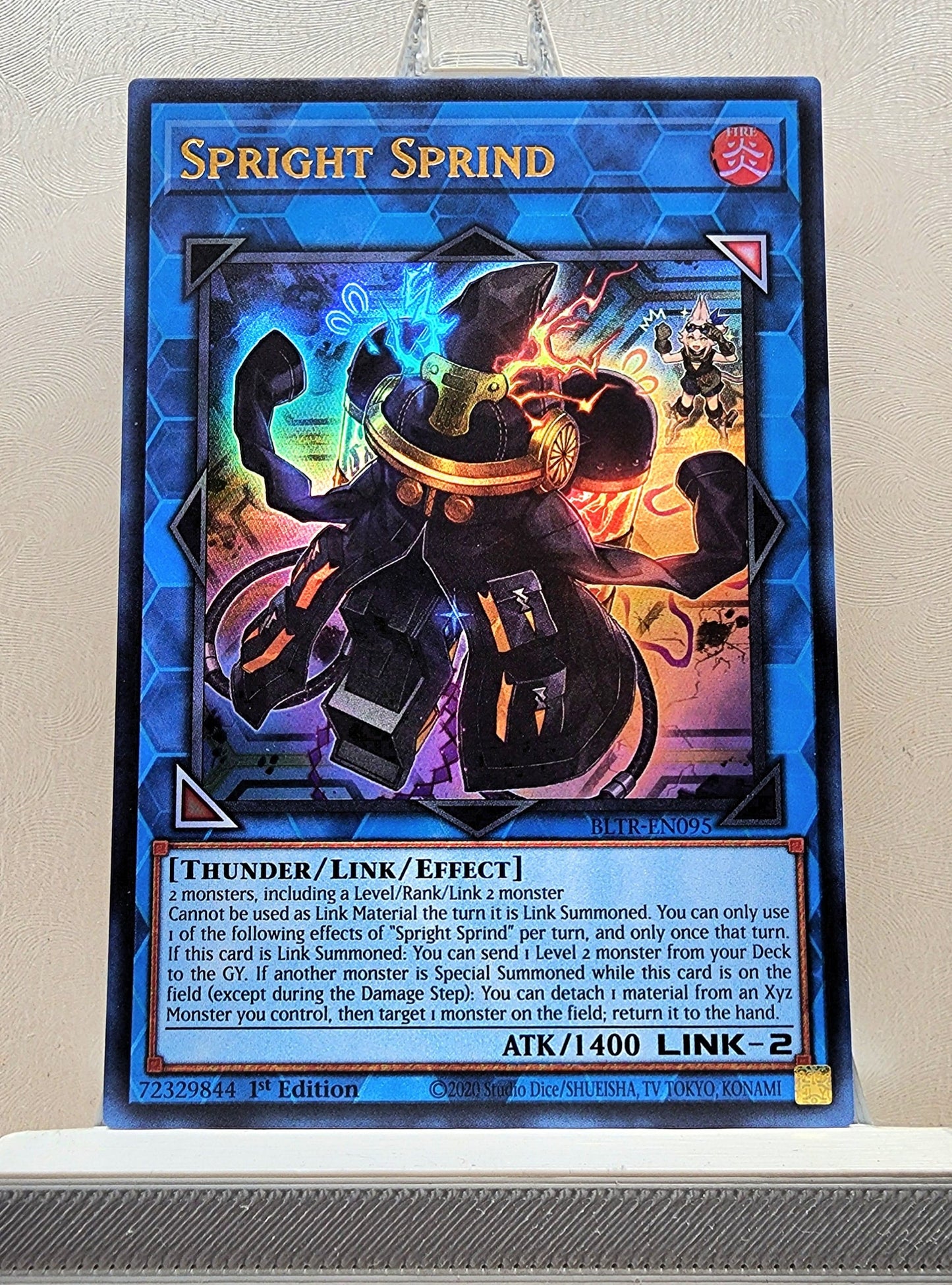 Yugioh! 1x Spright Sprind (BLTR - Ultra Rare) 1st Edition