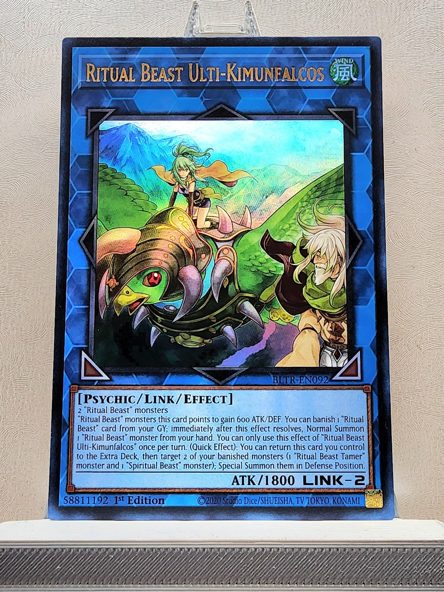 Yugioh! 1x Ritual Beast Ulti-Kimunfalcos (BLTR - Ultra Rare) 1st Edition