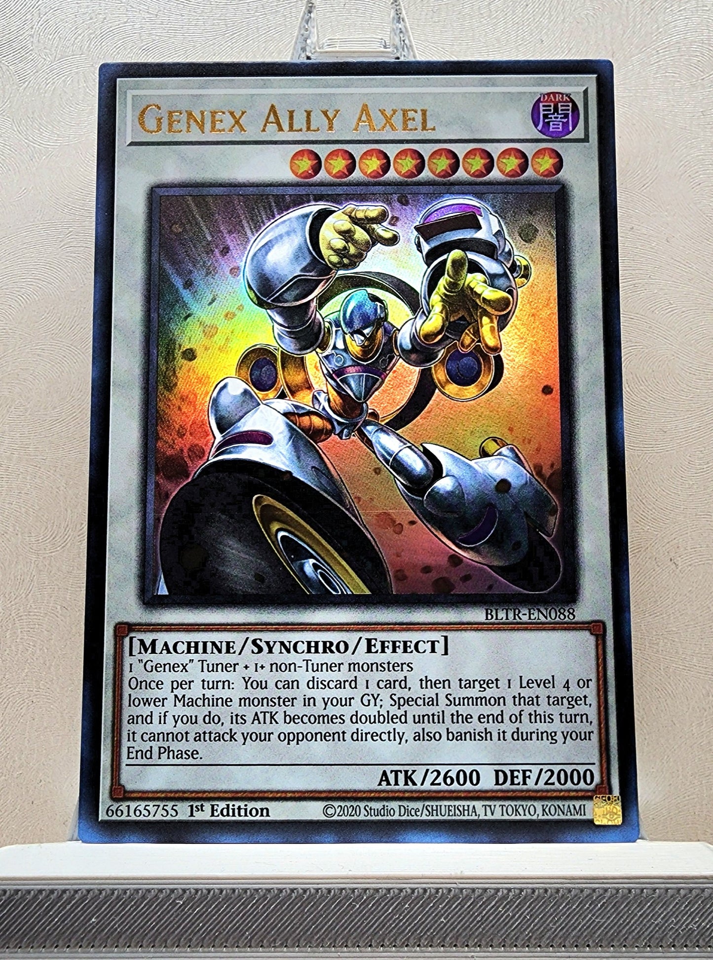 Yugioh! 1x Genex Ally Axel (BLTR - Ultra Rare) 1st Edition