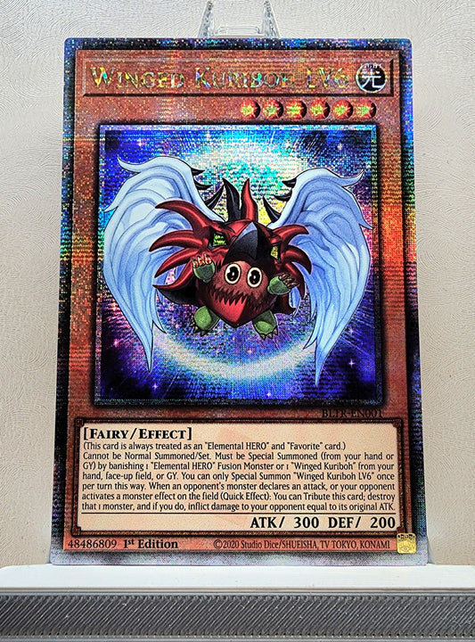 Yugioh! 1x Winged Kuriboh LV6 (BLTR - Quarter Century Secret Rare) 1st Edition