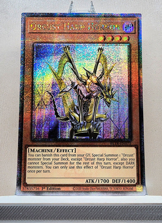 Yugioh! 1x Orcust Harp Horror (BLTR - Quarter Century Secret Rare) 1st Edition