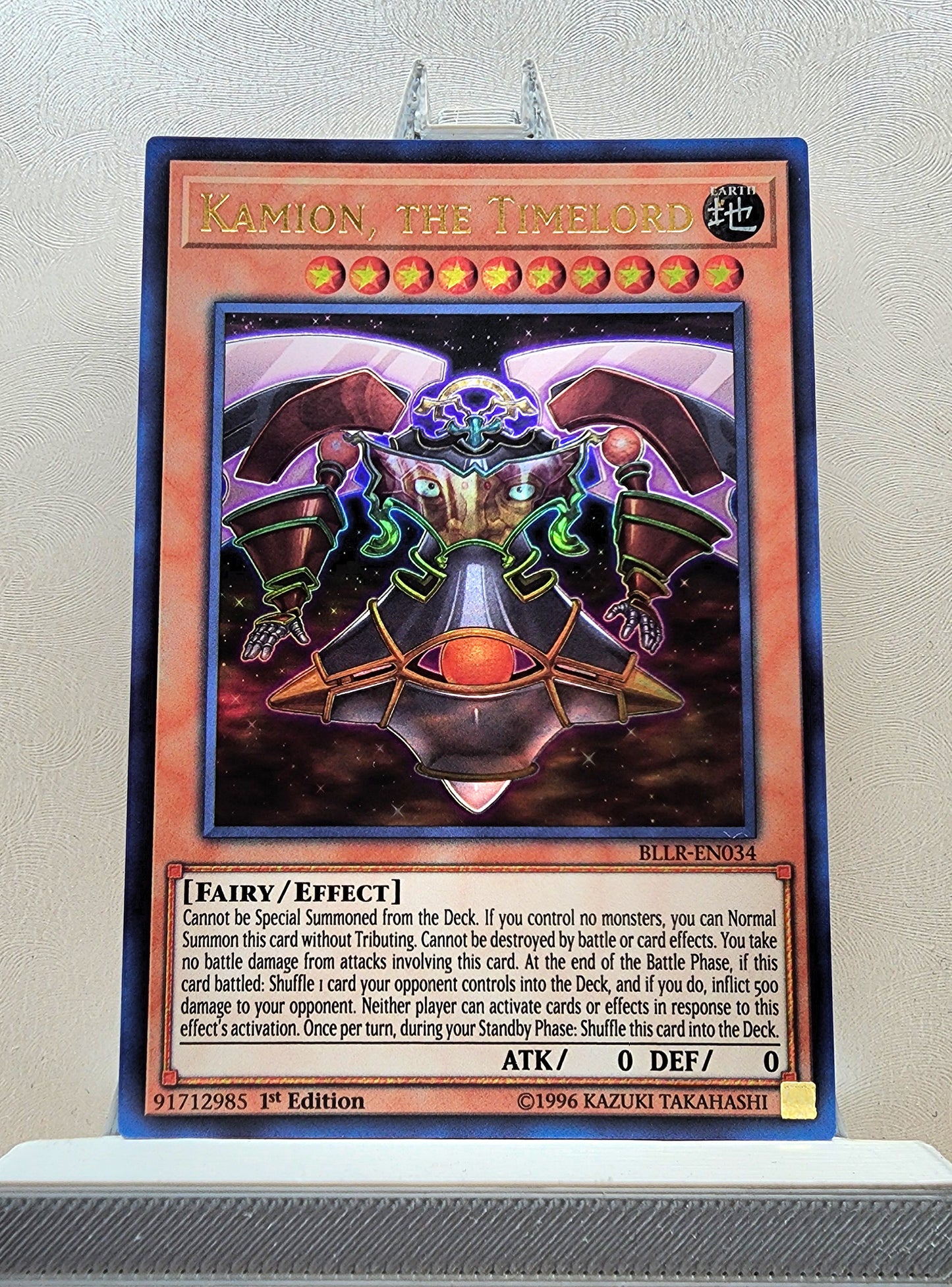 Yugioh! 1x Kamion, the Timelord (BLLR - Ultra Rare) 1st Edition