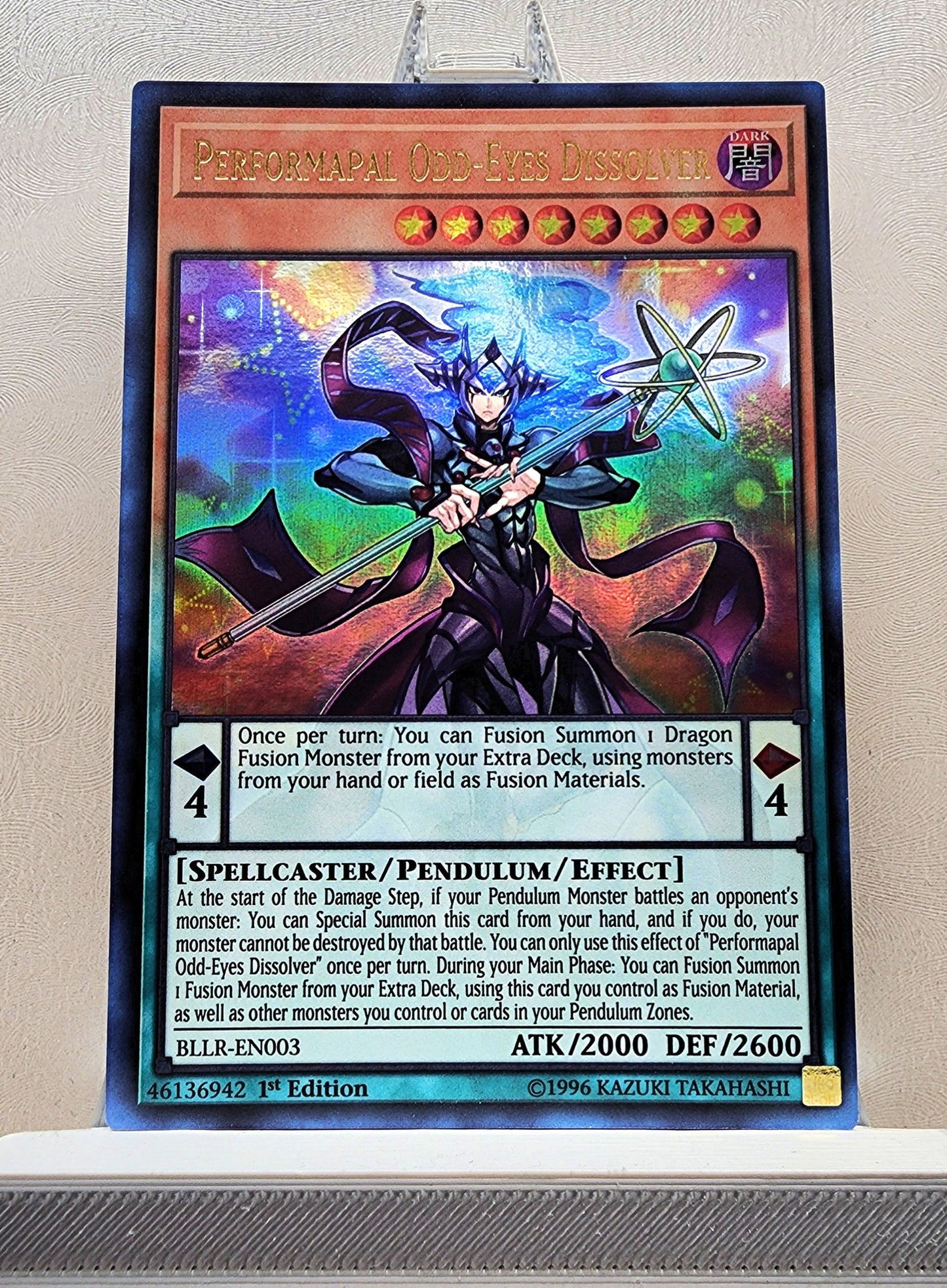 Yugioh! 1x Performapal Odd-Eyes Dissolver (BLLR - Ultra Rare) 1st Edition