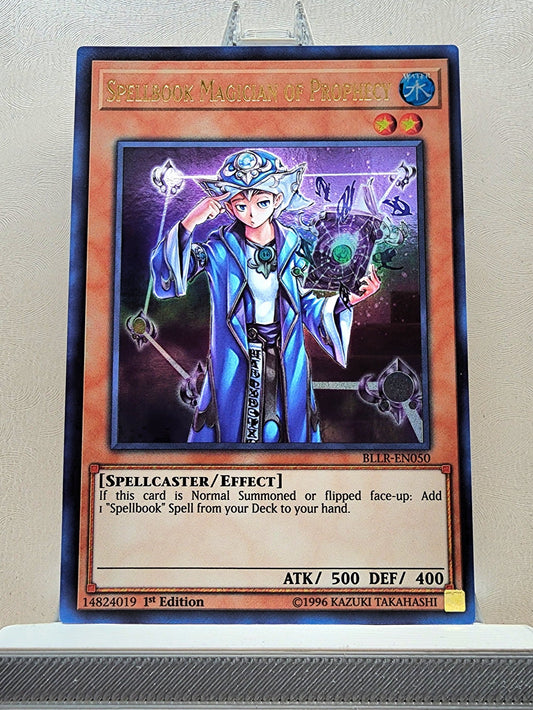 Yugioh! 1x Spellbook Magician of Prophecy (BLLR - Ultra Rare) 1st Edition