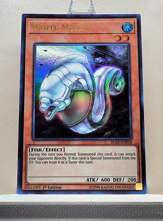 Yugioh! 1x White Moray (BLLR - Ultra Rare) 1st Edition