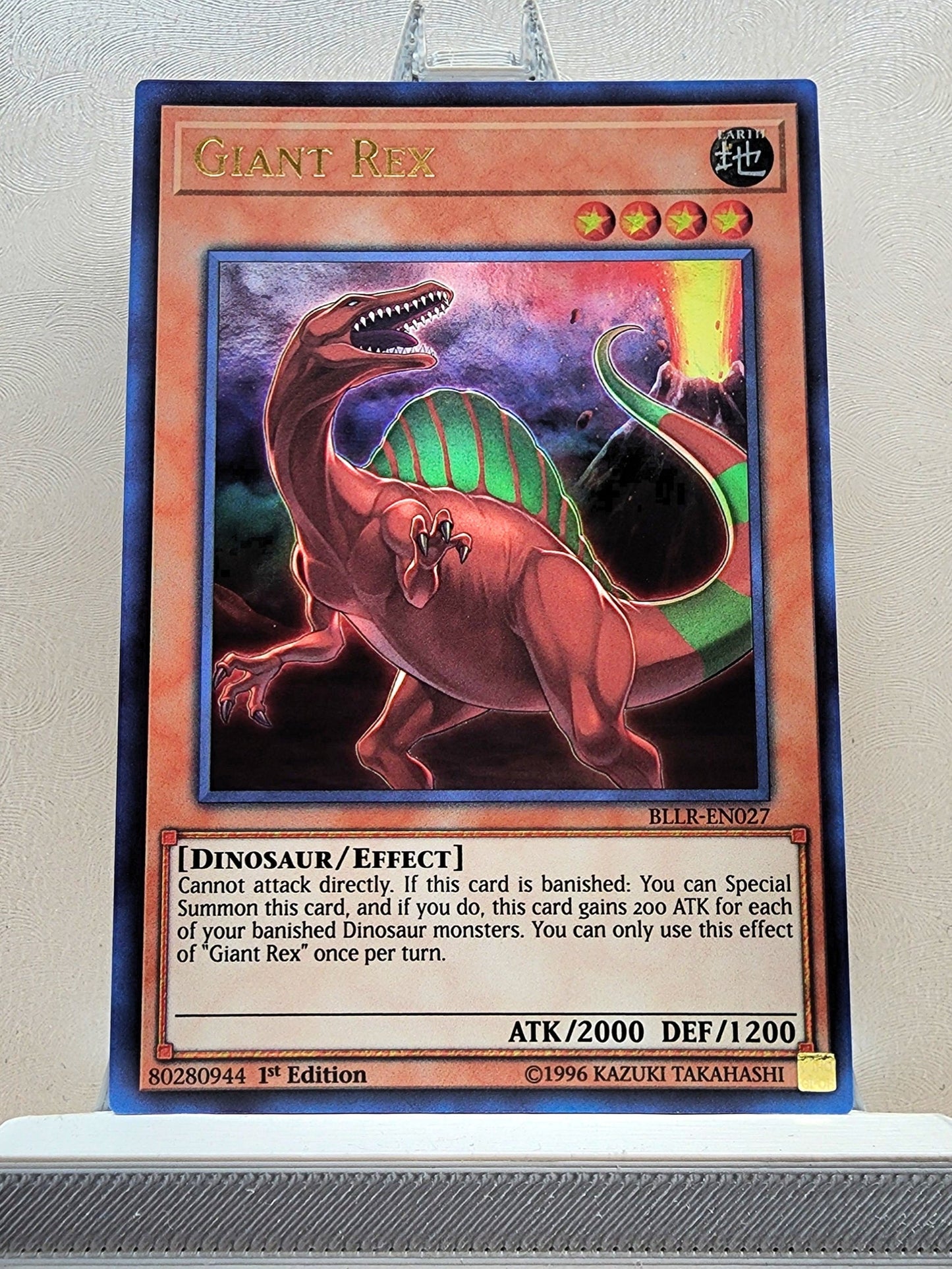 Yugioh! 1x Giant Rex (BLLR - Ultra Rare) 1st Edition