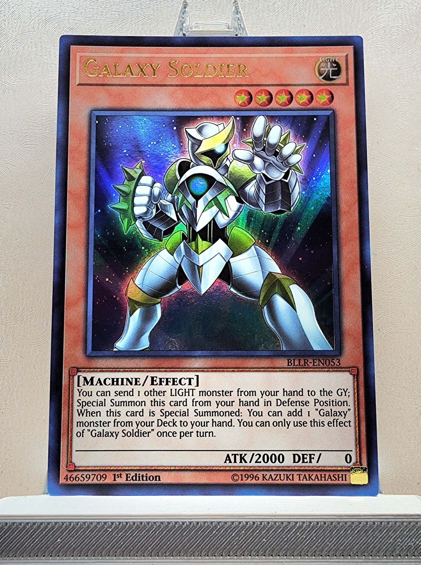 Yugioh! 1x Galaxy Soldier (BLLR - Ultra Rare) 1st Edition