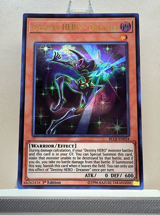 Yugioh! 1x Destiny HERO - Dreamer (BLLR - Ultra Rare) 1st Edition