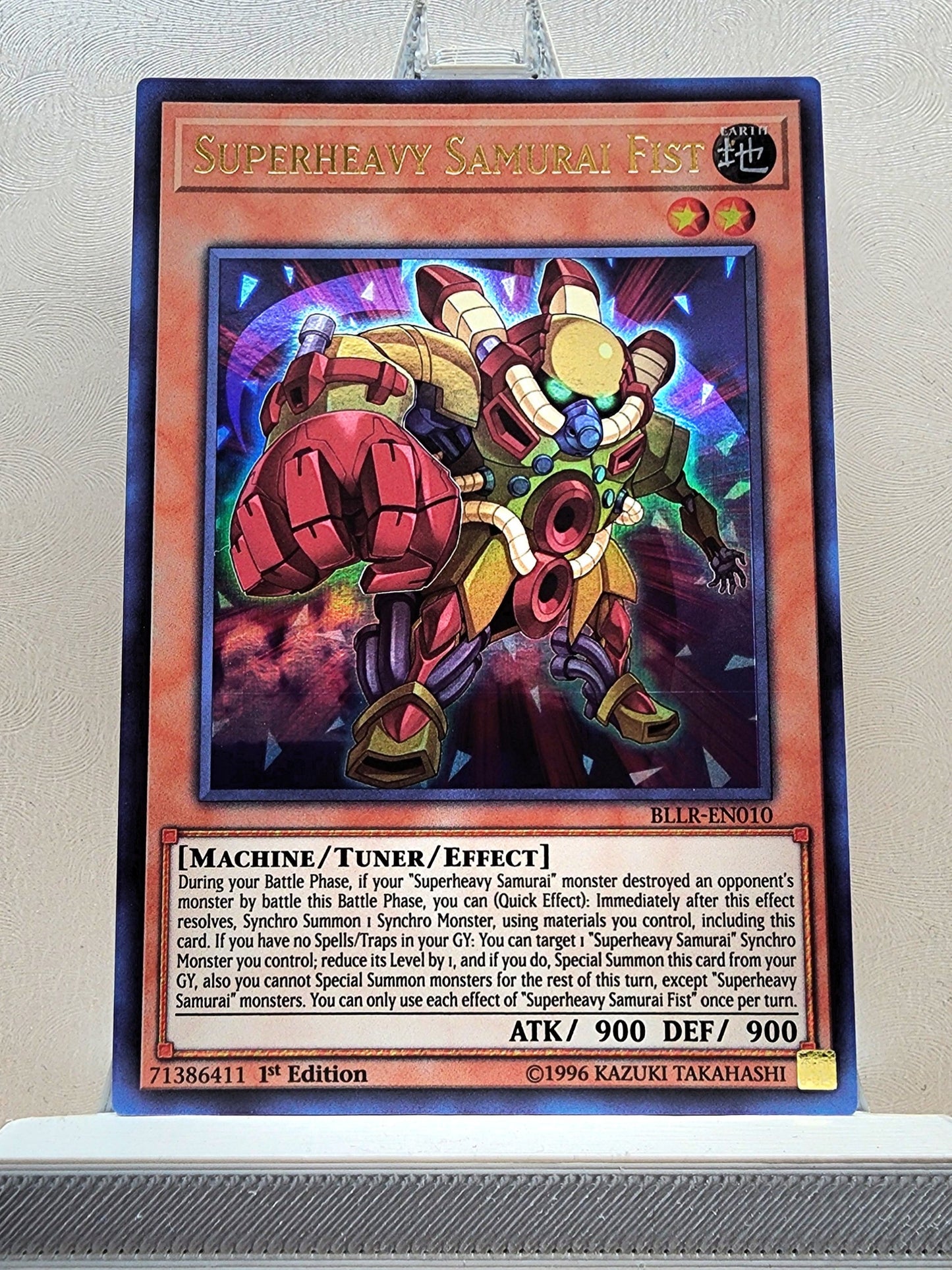 Yugioh! 1x Superheavy Samurai Fist (BLLR - Ultra Rare) 1st Edition