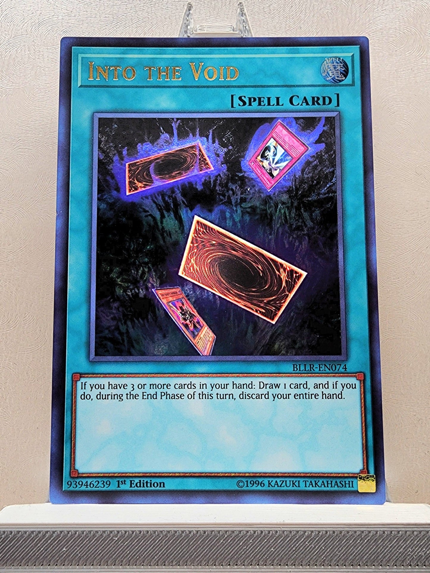 Yugioh! 1x Into the Void (BLLR - Ultra Rare) 1st Edition